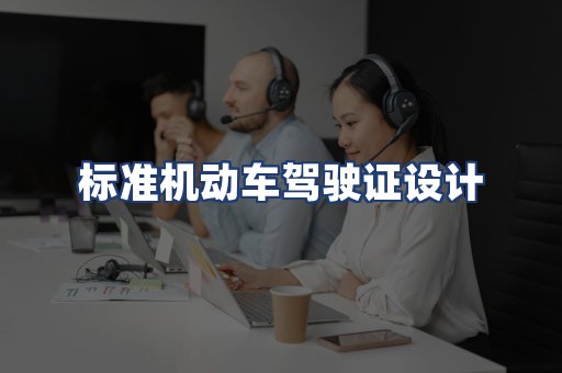 标准机动车驾驶证设计